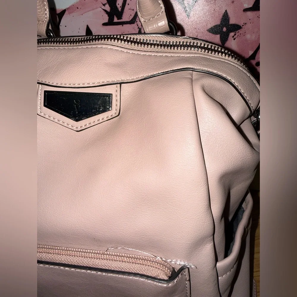 Simply Vera Vera Wang Convertible Backpack - Dusty Rose